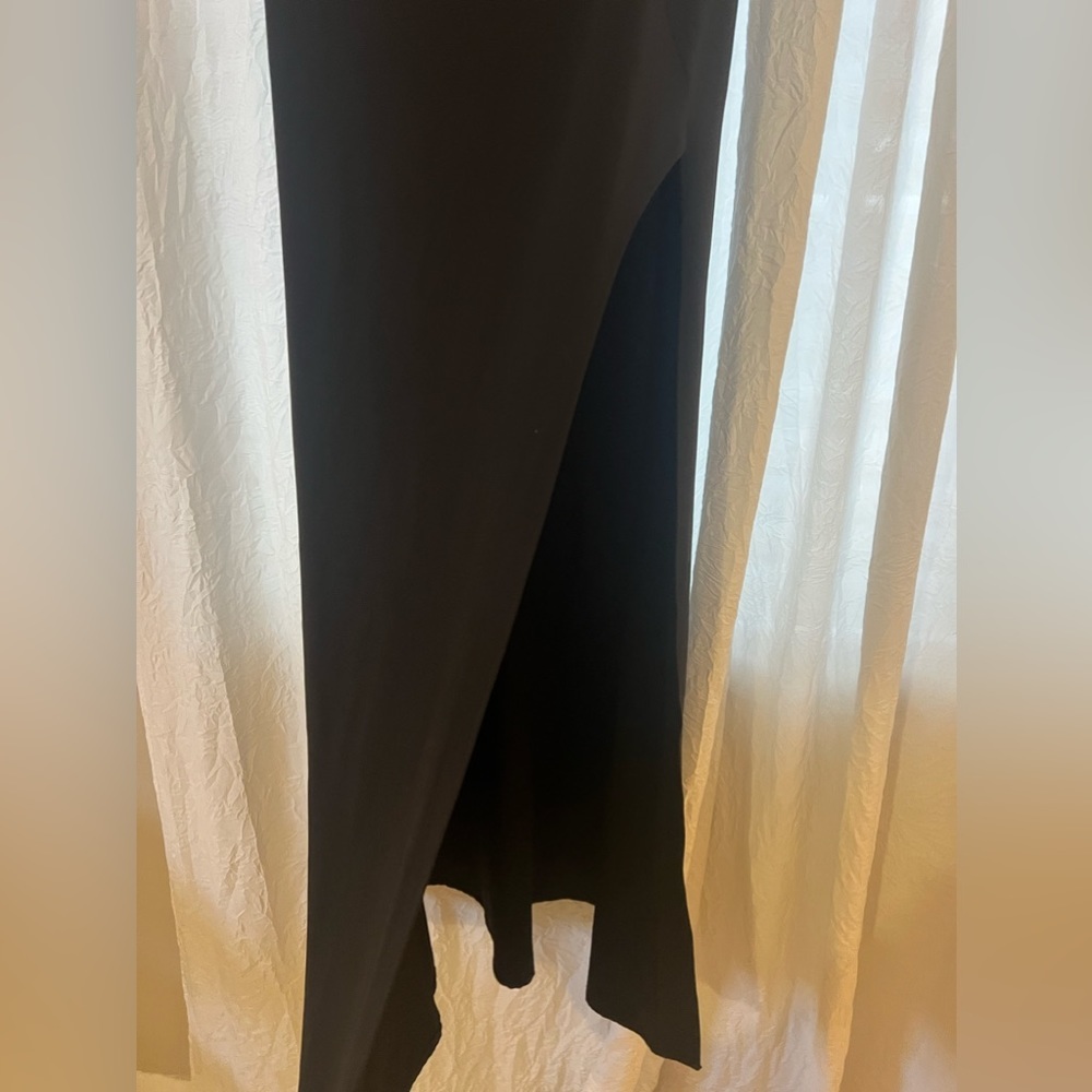 Halston Heritage Long Black Gown - for Prom, Formals, Wedding Guest, etc. - Picture 5 of 8